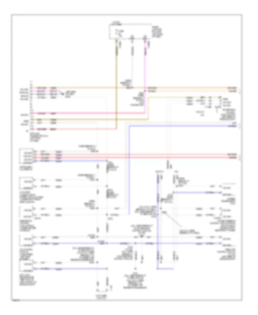 Computer Data Lines Wiring Diagram Except Hybrid 1 of 2 for Ford Fusion SEL 2010