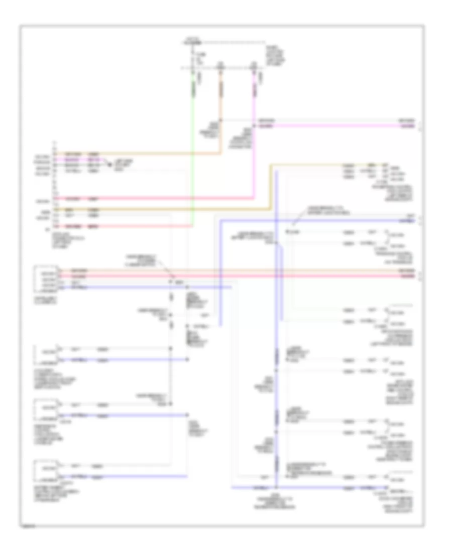 Computer Data Lines Wiring Diagram Hybrid 1 of 2 for Ford Fusion SEL 2010