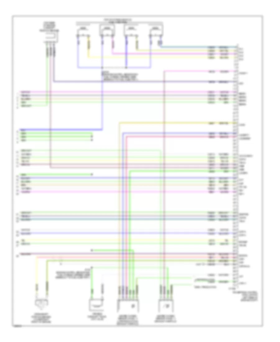 2.5L, Engine Performance Wiring Diagram, Except Hybrid (5 of 5) for Ford Fusion SEL 2010