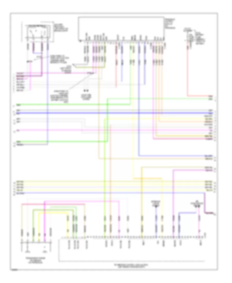 2.5L, Engine Performance Wiring Diagram, Hybrid (3 of 8) for Ford Fusion SEL 2010