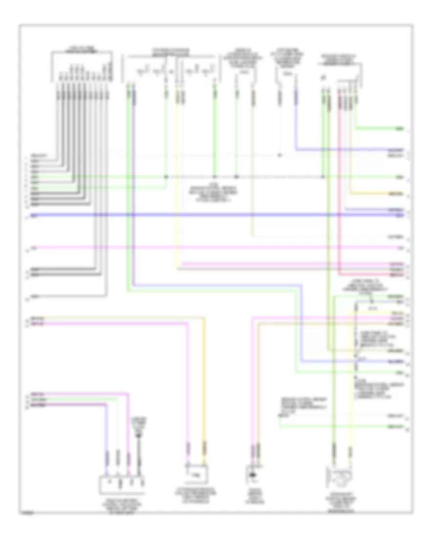 2.5L, Engine Performance Wiring Diagram, Hybrid (7 of 8) for Ford Fusion SEL 2010