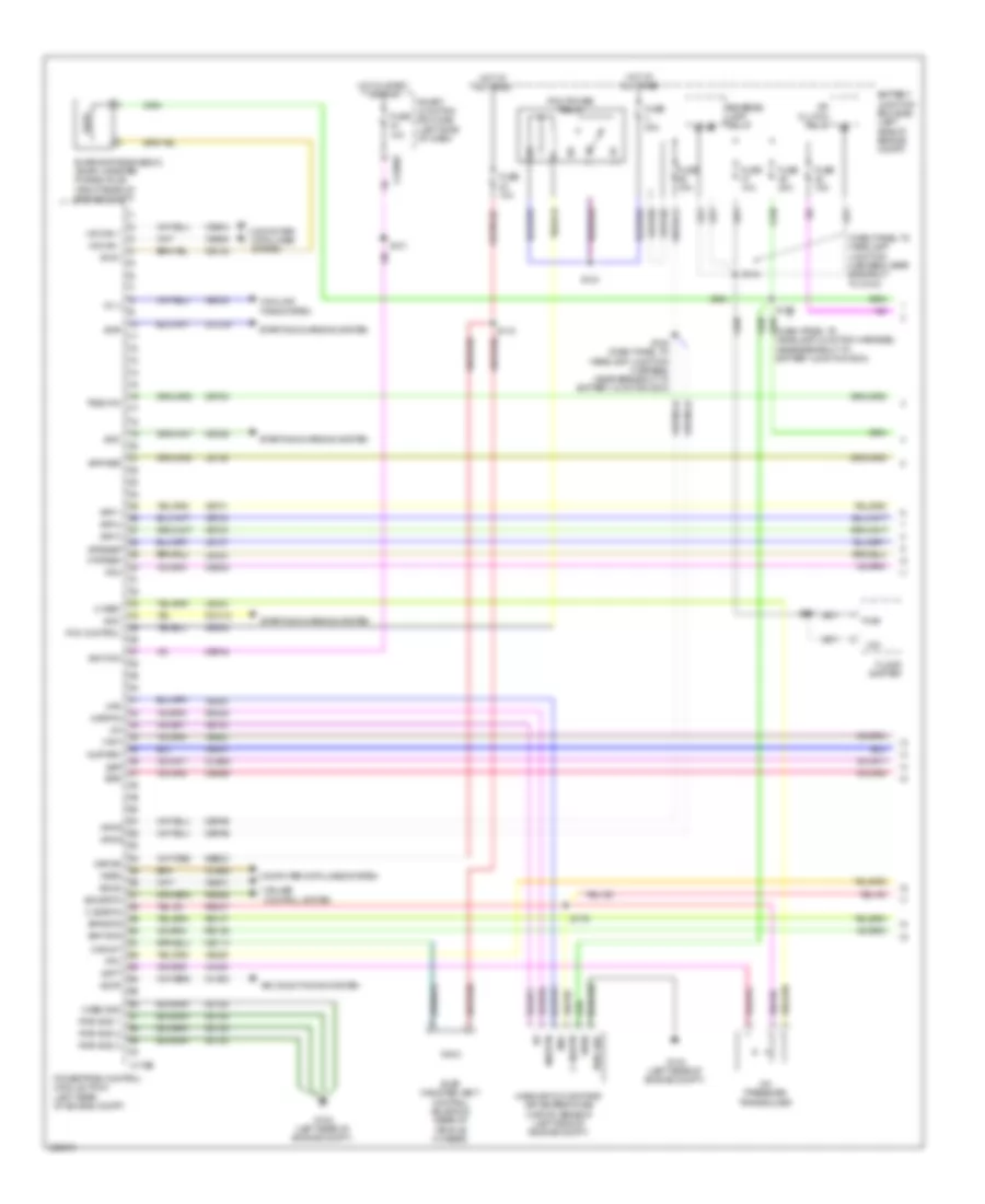 3.5L, Engine Performance Wiring Diagram (1 of 4) for Ford Fusion SEL 2010