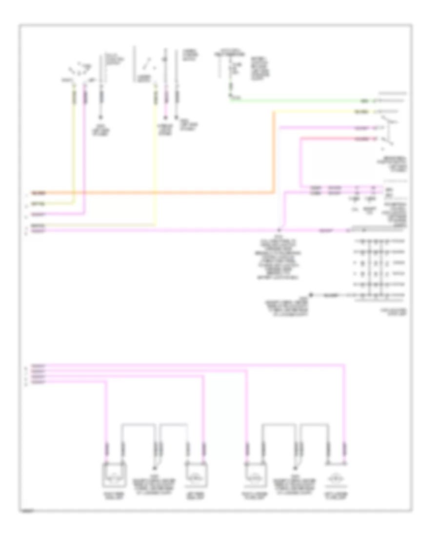 Exterior Lamps Wiring Diagram (2 of 2) for Ford Fusion SEL 2010