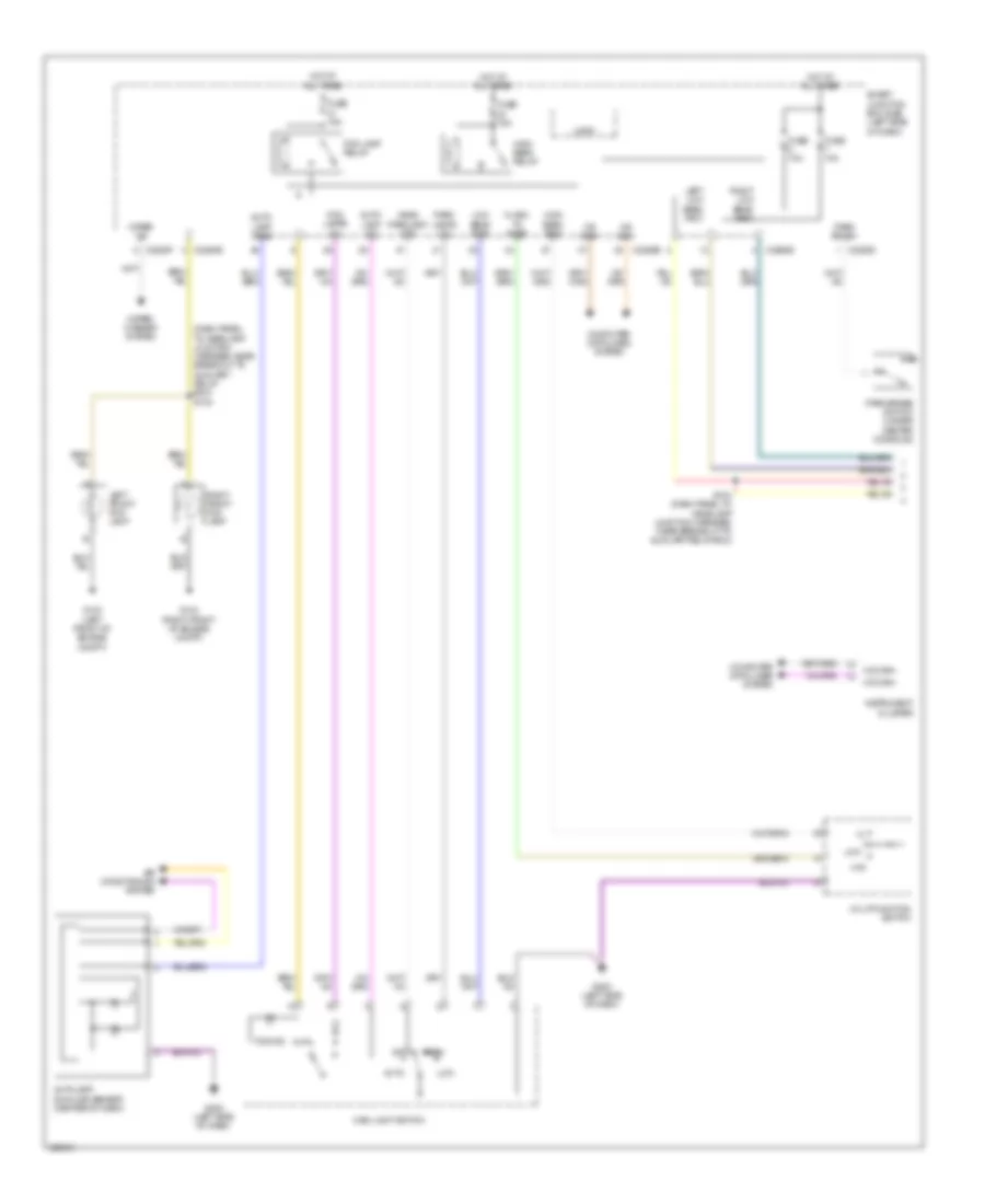 Headlights Wiring Diagram Hybrid 1 of 2 for Ford Fusion SEL 2010