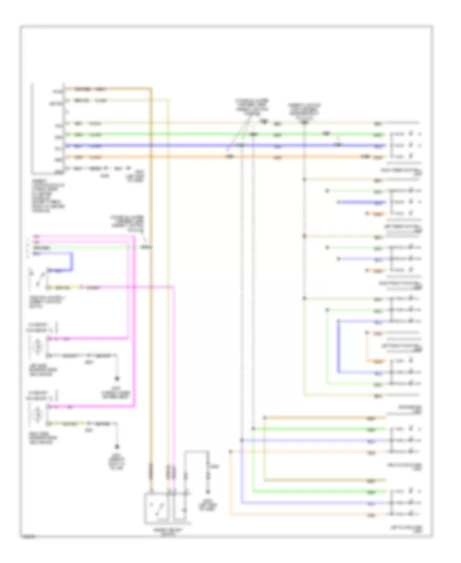 Courtesy Lamps Wiring Diagram 2 of 2 for Ford Fusion SEL 2010