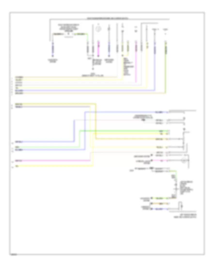 Memory Mirrors Wiring Diagram (2 of 2) for Ford Fusion SEL 2010