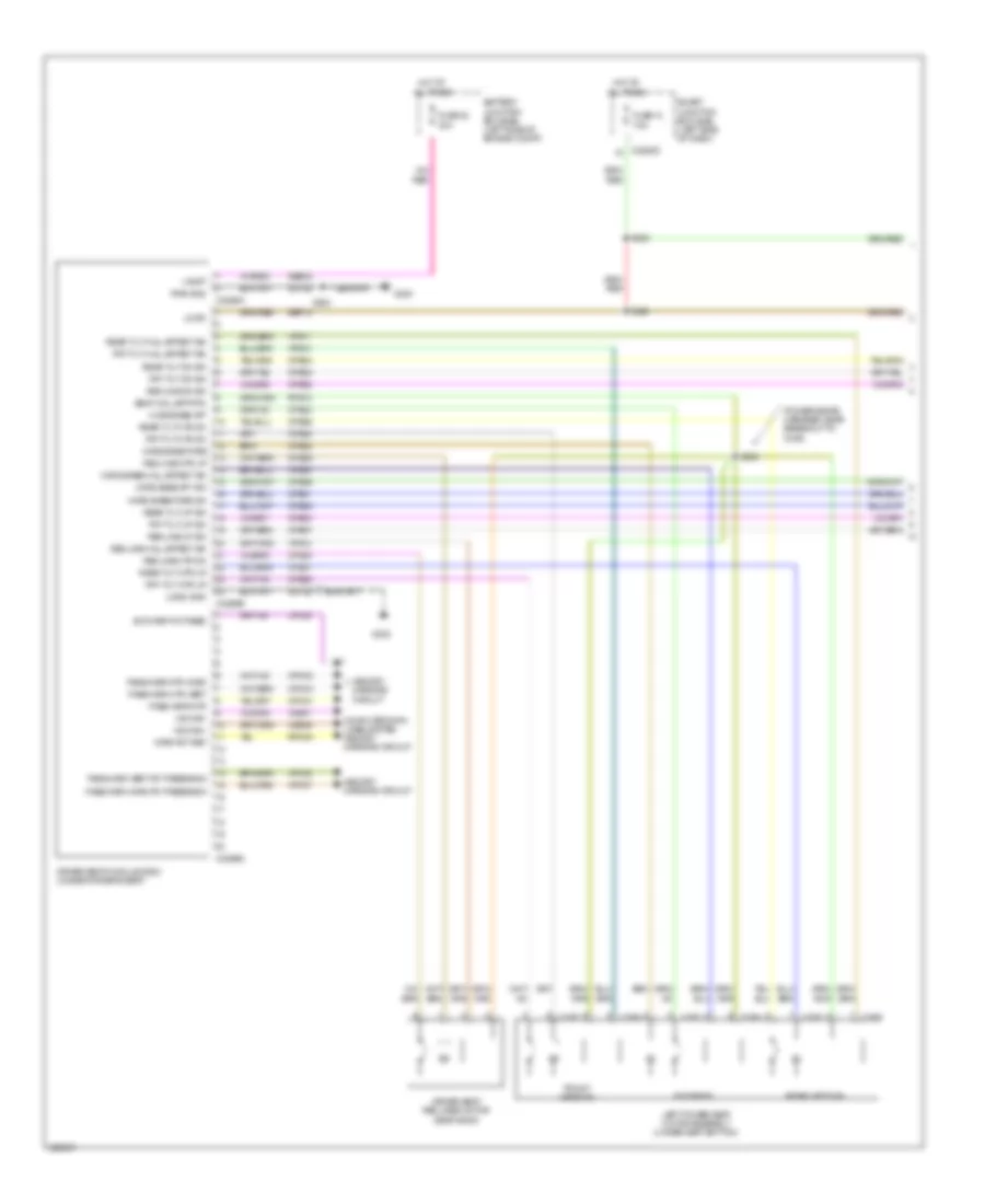 Memory Seat Wiring Diagram 1 of 2 for Ford Fusion SEL 2010
