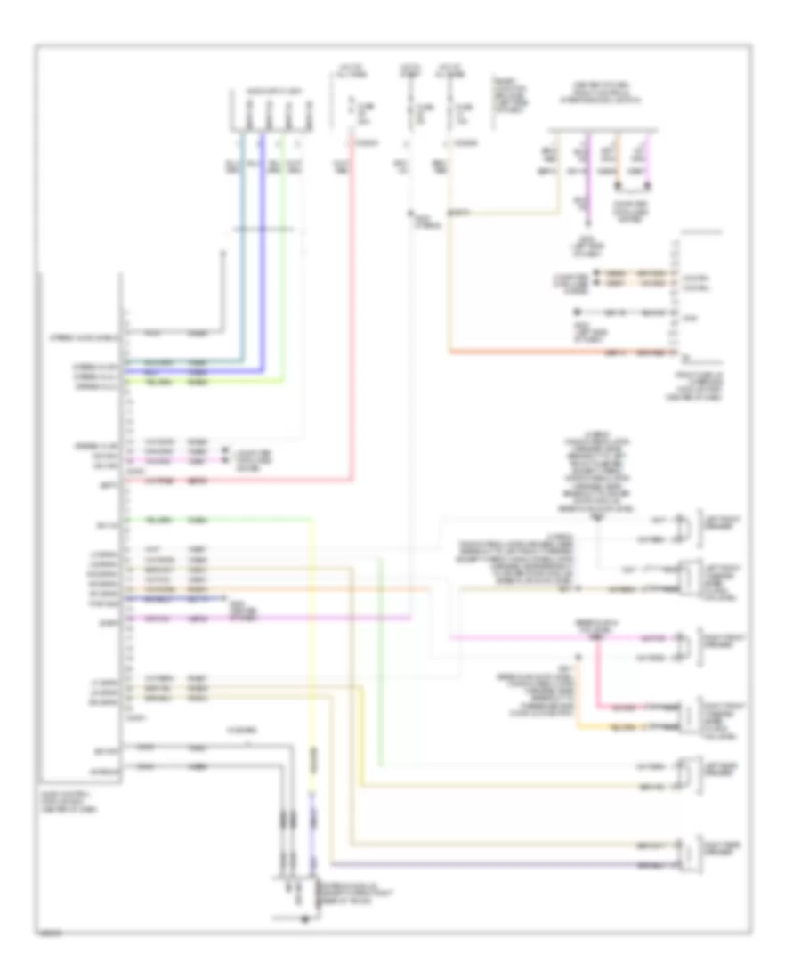 Base Radio Wiring Diagram for Ford Fusion SEL 2010