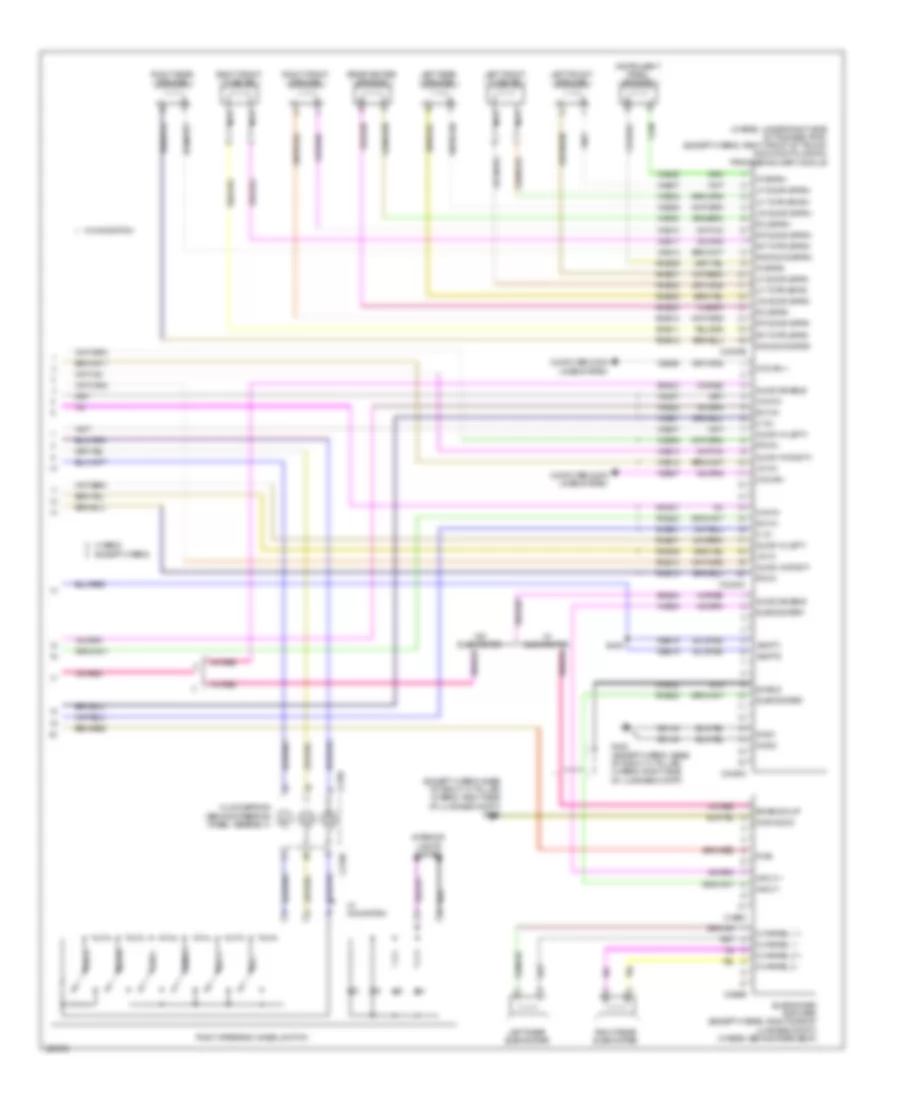 SONY Radio Wiring Diagram (2 of 2) for Ford Fusion SEL 2010