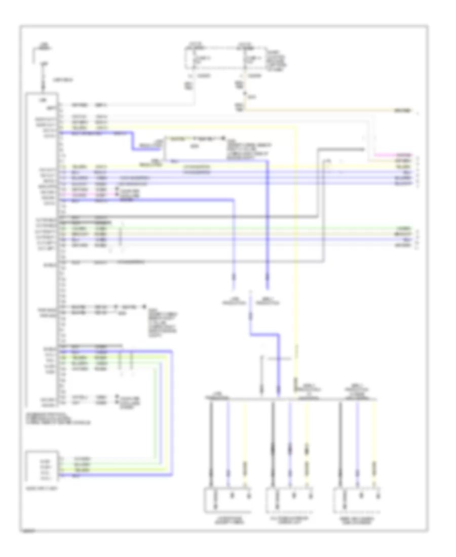 SYNC Radio Wiring Diagram 1 of 2 for Ford Fusion SEL 2010