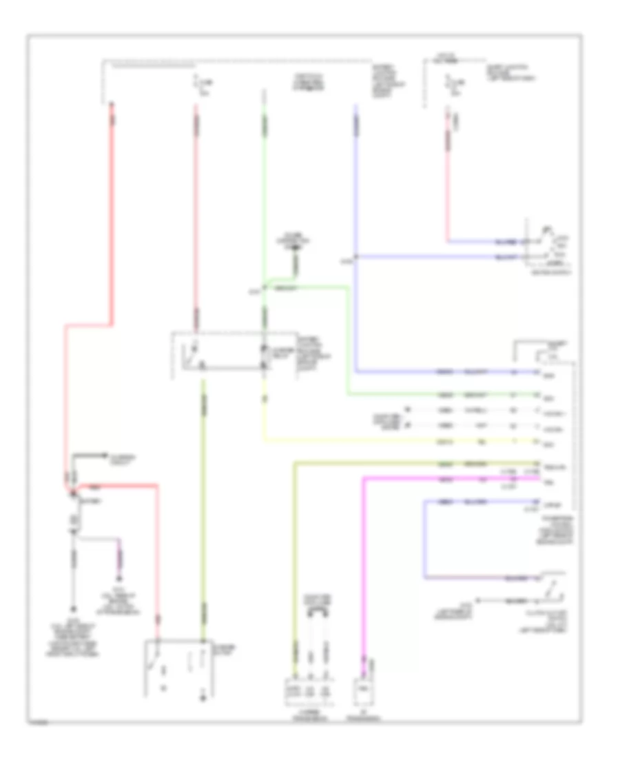 Starting Wiring Diagram for Ford Fusion SEL 2010