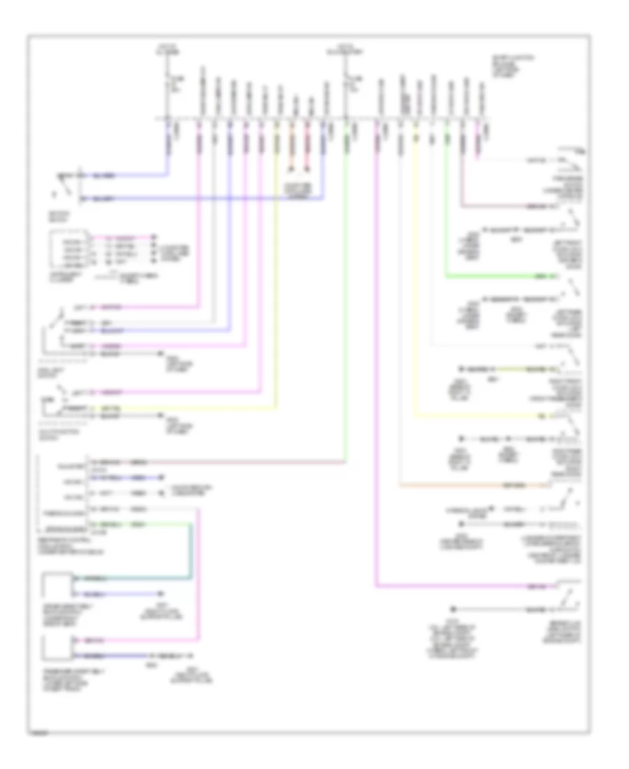 Warning Systems Wiring Diagram for Ford Fusion SEL 2010