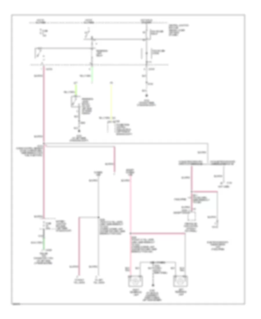 6.8L, Back-up Lamps Wiring Diagram for Ford F450 Super Duty 2005