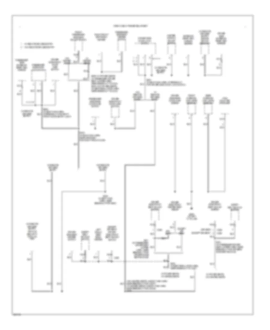 Ground Distribution Wiring Diagram (5 of 7) for Ford F450 Super Duty 2005