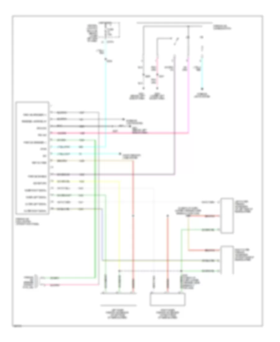 Parking Assistant Wiring Diagram for Ford F450 Super Duty 2005