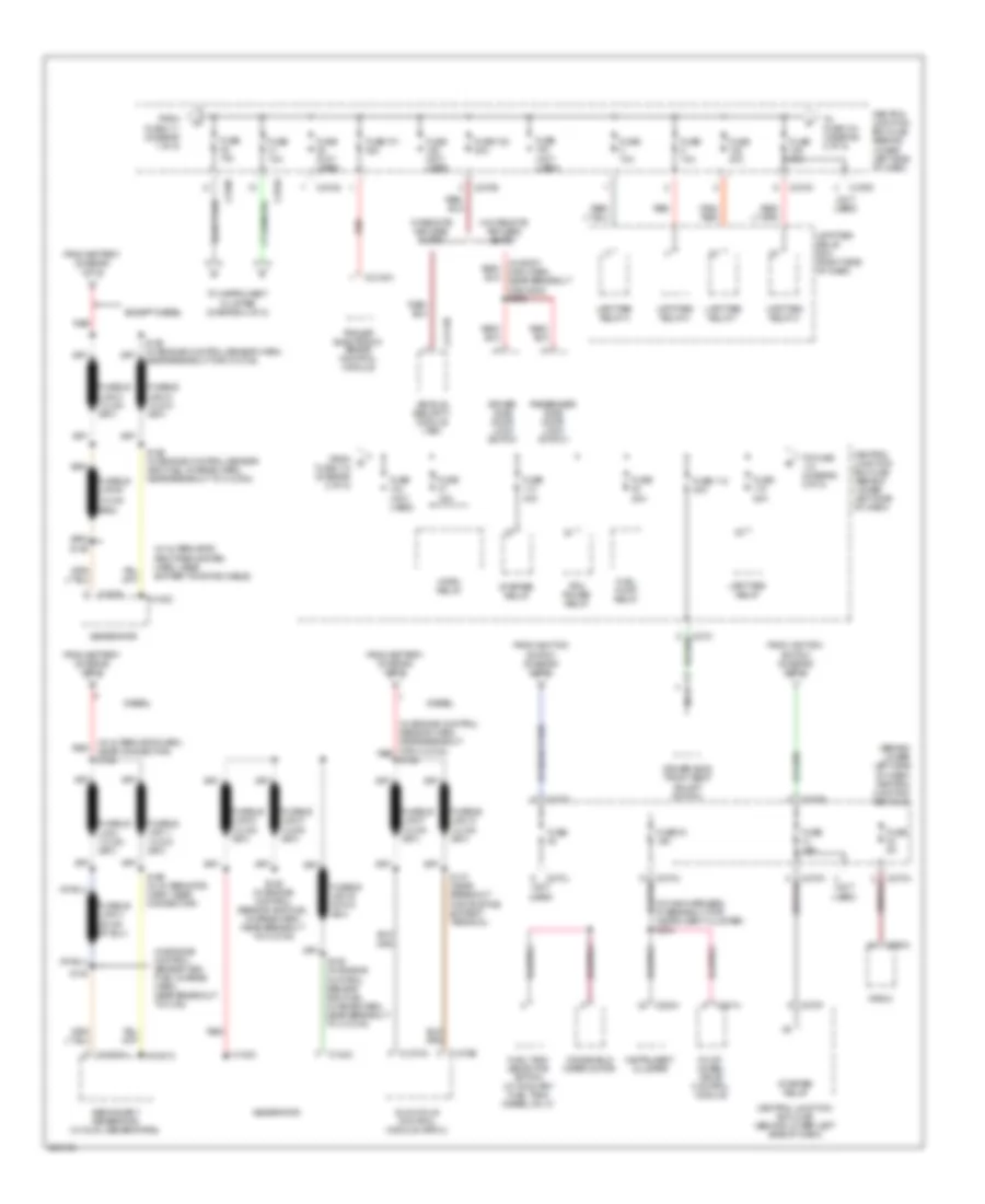 Power Distribution Wiring Diagram 2 of 5 for Ford F450 Super Duty 2005