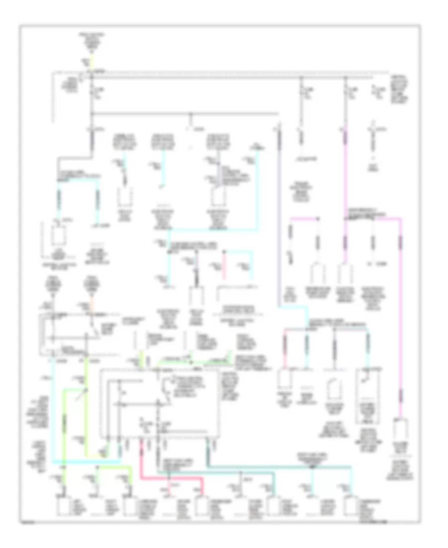 Power Distribution Wiring Diagram 4 of 5 for Ford F450 Super Duty 2005