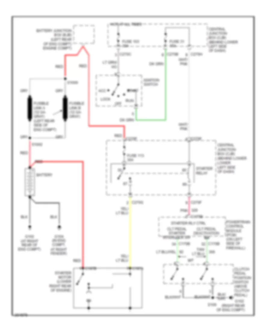 6.8L, Starting Wiring Diagram for Ford F450 Super Duty 2005