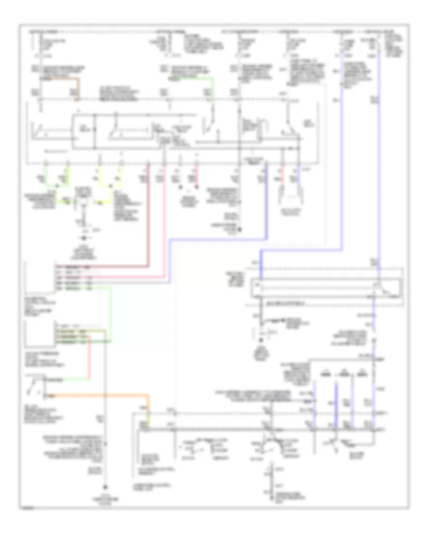 Manual AC Wiring Diagram for Ford Escort 2001