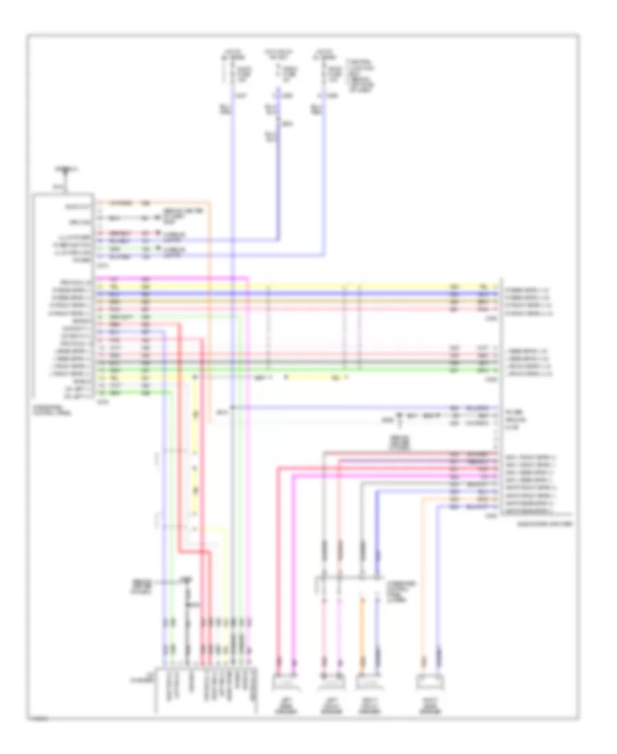 Radio Wiring Diagrams with Amplifier for Ford Escort 2001