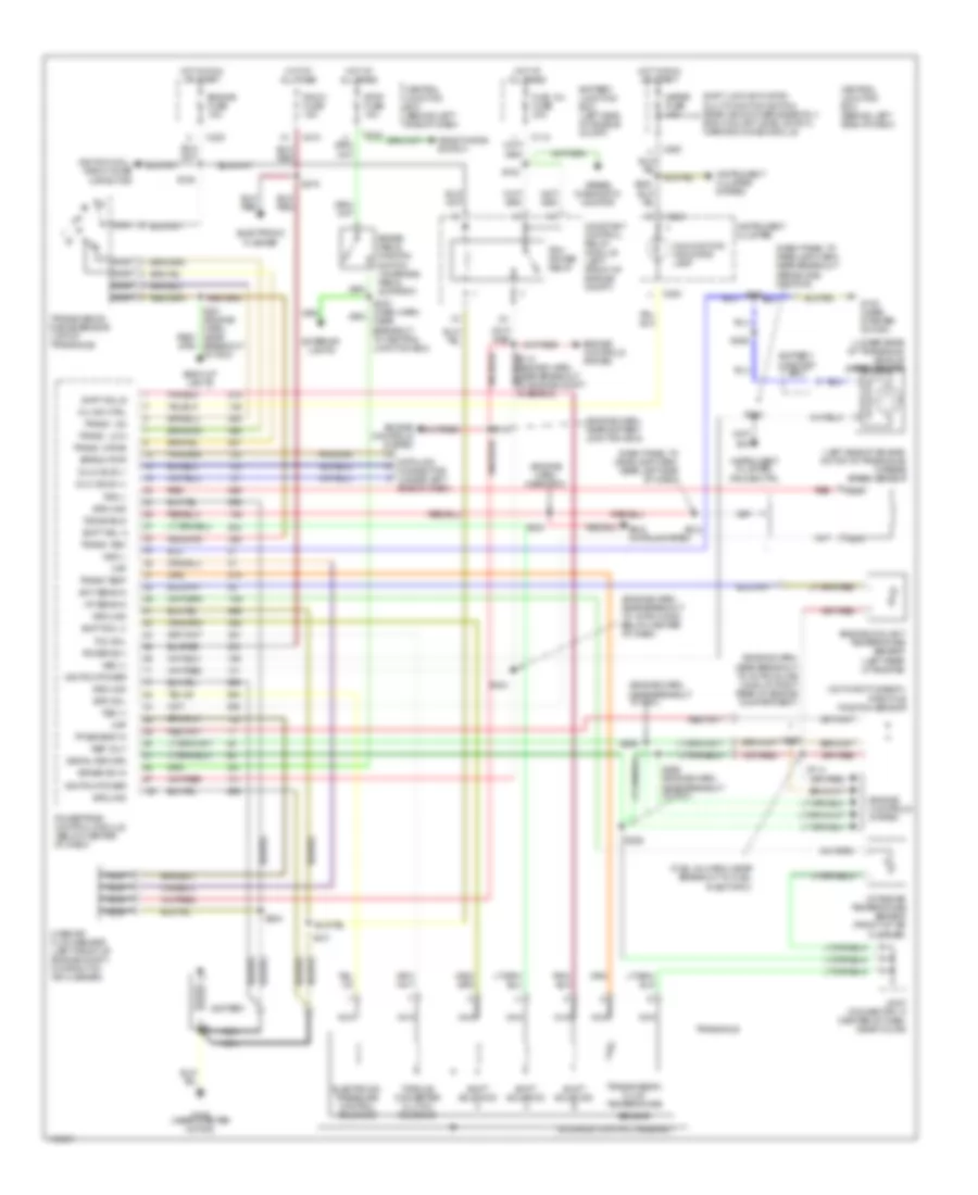 AT Wiring Diagram for Ford Escort 2001