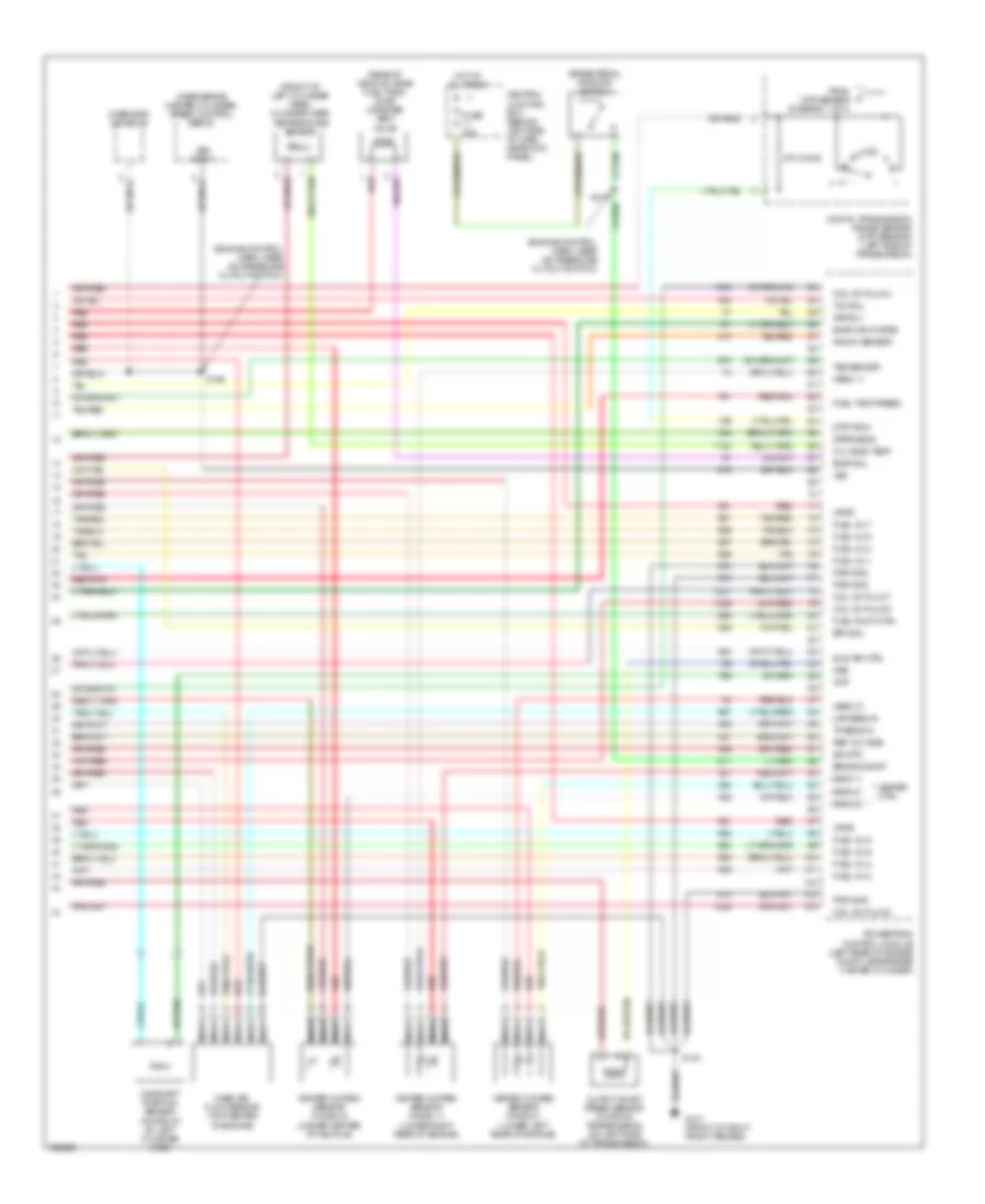 5.4L, Engine Performance Wiring Diagram (4 of 4) for Ford Cutaway E350 Super Duty 2003