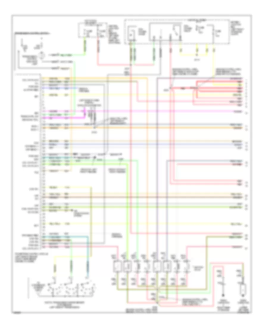 5.4L CNG, Engine Performance Wiring Diagram (1 of 5) for Ford Cutaway E350 Super Duty 2003