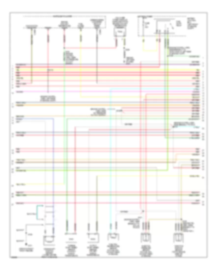 5.4L CNG, Engine Performance Wiring Diagram (2 of 5) for Ford Cutaway E350 Super Duty 2003