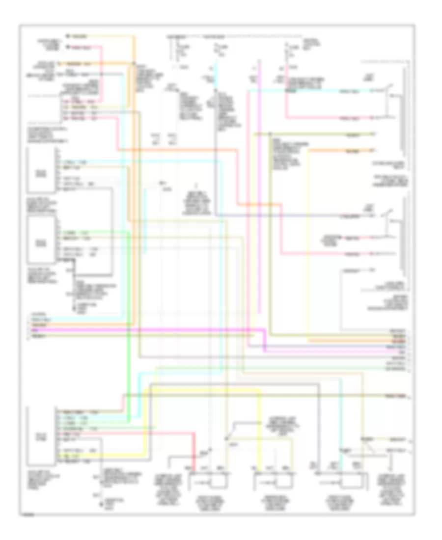 Automatic AC Wiring Diagram (2 of 3) for Ford Expedition 1999