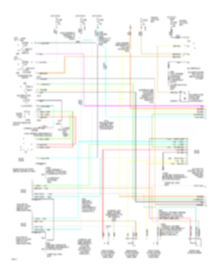 Manual A C Wiring Diagram 1 of 2 for Ford Expedition 1999
