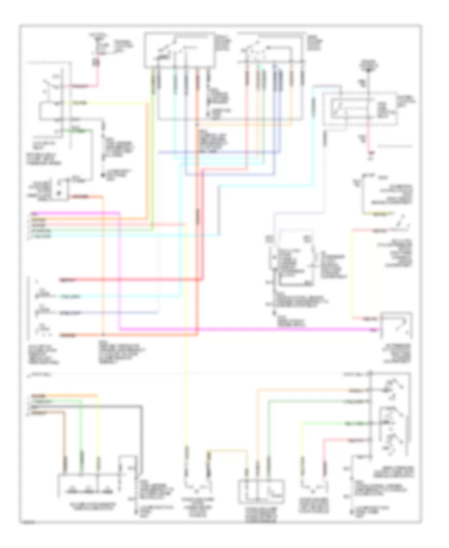 Manual AC Wiring Diagram (2 of 2) for Ford Expedition 1999