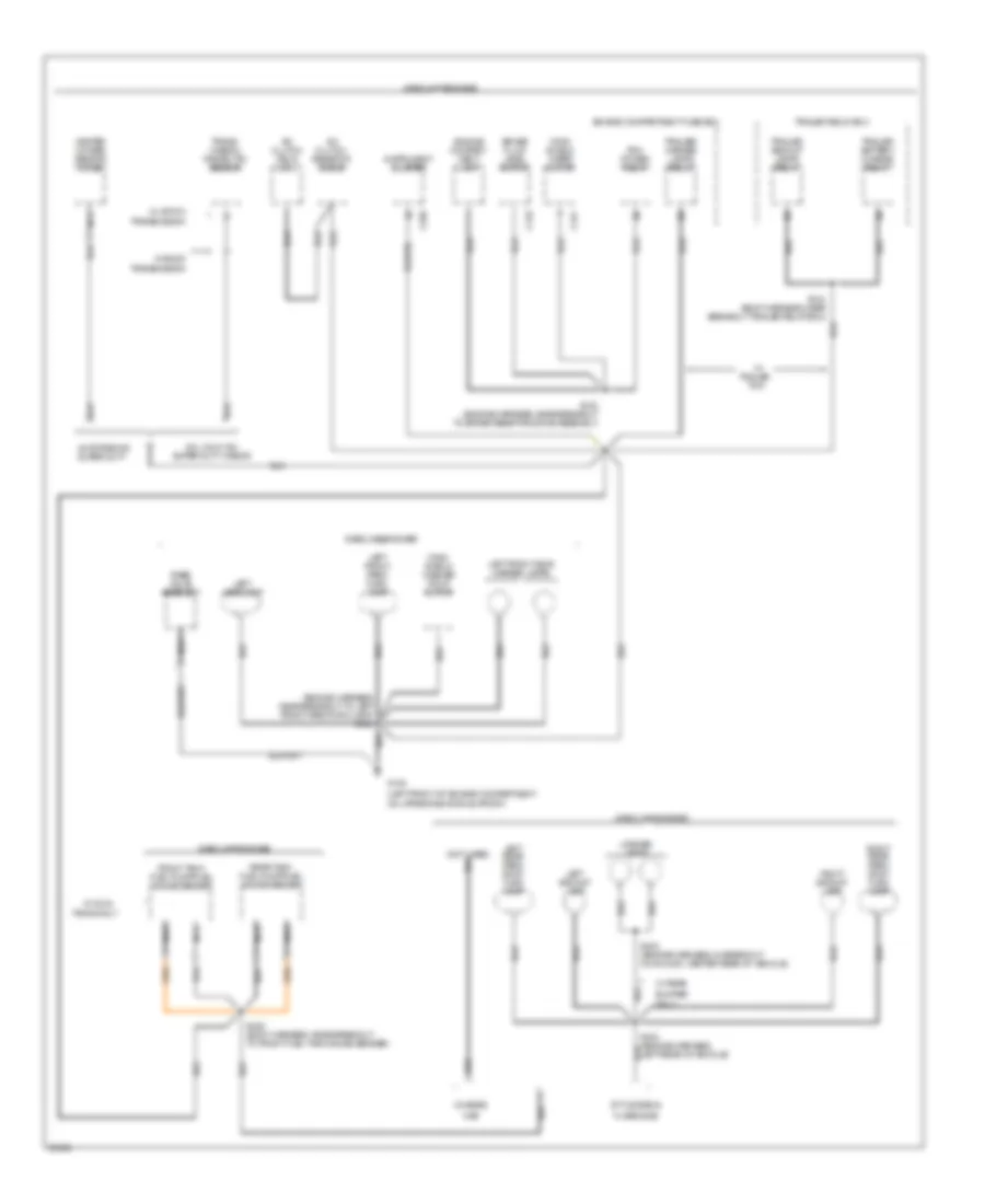 Ground Distribution Wiring Diagram 3 of 4 for Ford F Super Duty 1997