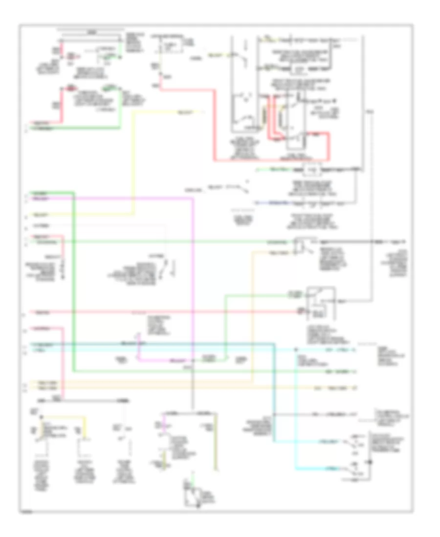 Instrument Cluster Wiring Diagram (2 of 2) for Ford F-Super Duty 1997
