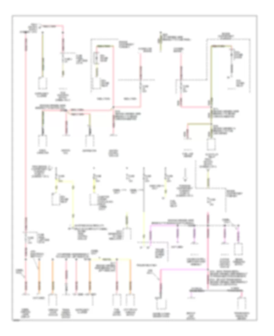 Power Distribution Wiring Diagram 2 of 3 for Ford F Super Duty 1997