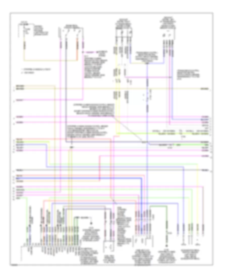 5.4L, Engine Performance Wiring Diagram, with Torqshift (2 of 5) for Ford Cutaway E250 2012