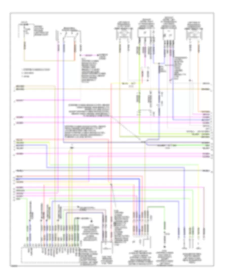 5.4L, Engine Performance Wiring Diagram, without Torqshift (2 of 5) for Ford Cutaway E250 2012
