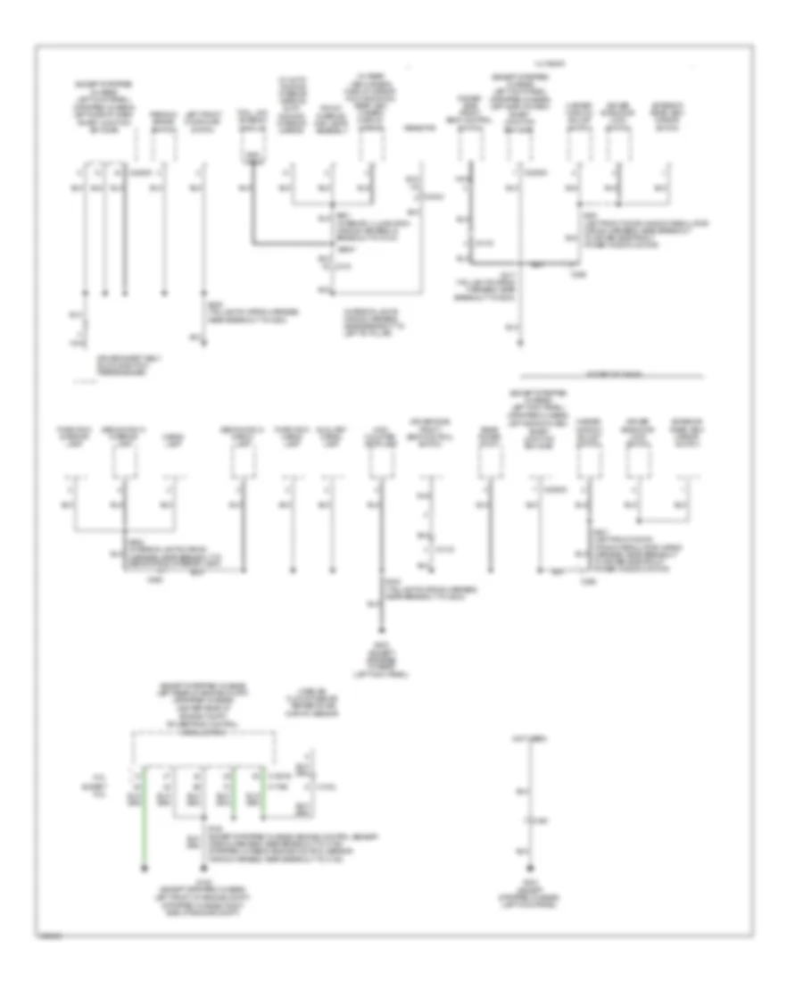 Ground Distribution Wiring Diagram (3 of 5) for Ford Cutaway E250 2012