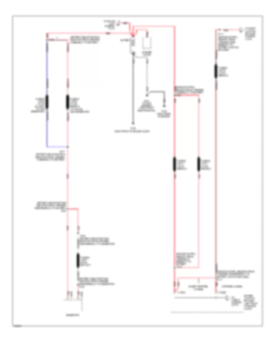 Power Distribution Wiring Diagram 1 of 9 for Ford Cutaway E250 2012