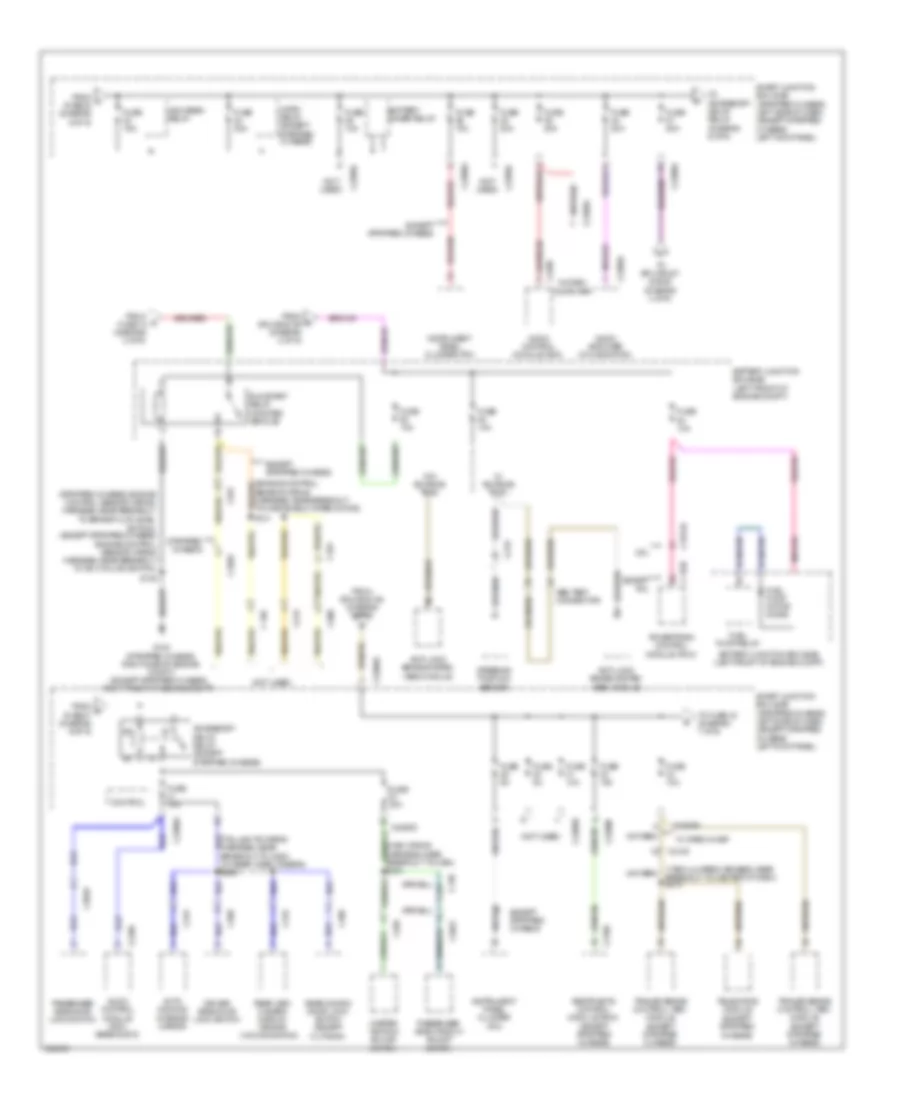 Power Distribution Wiring Diagram (6 of 9) for Ford Cutaway E250 2012