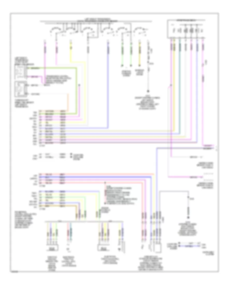 5.4L, Transmission Wiring Diagram, without Torqshift (1 of 2) for Ford Cutaway E250 2012