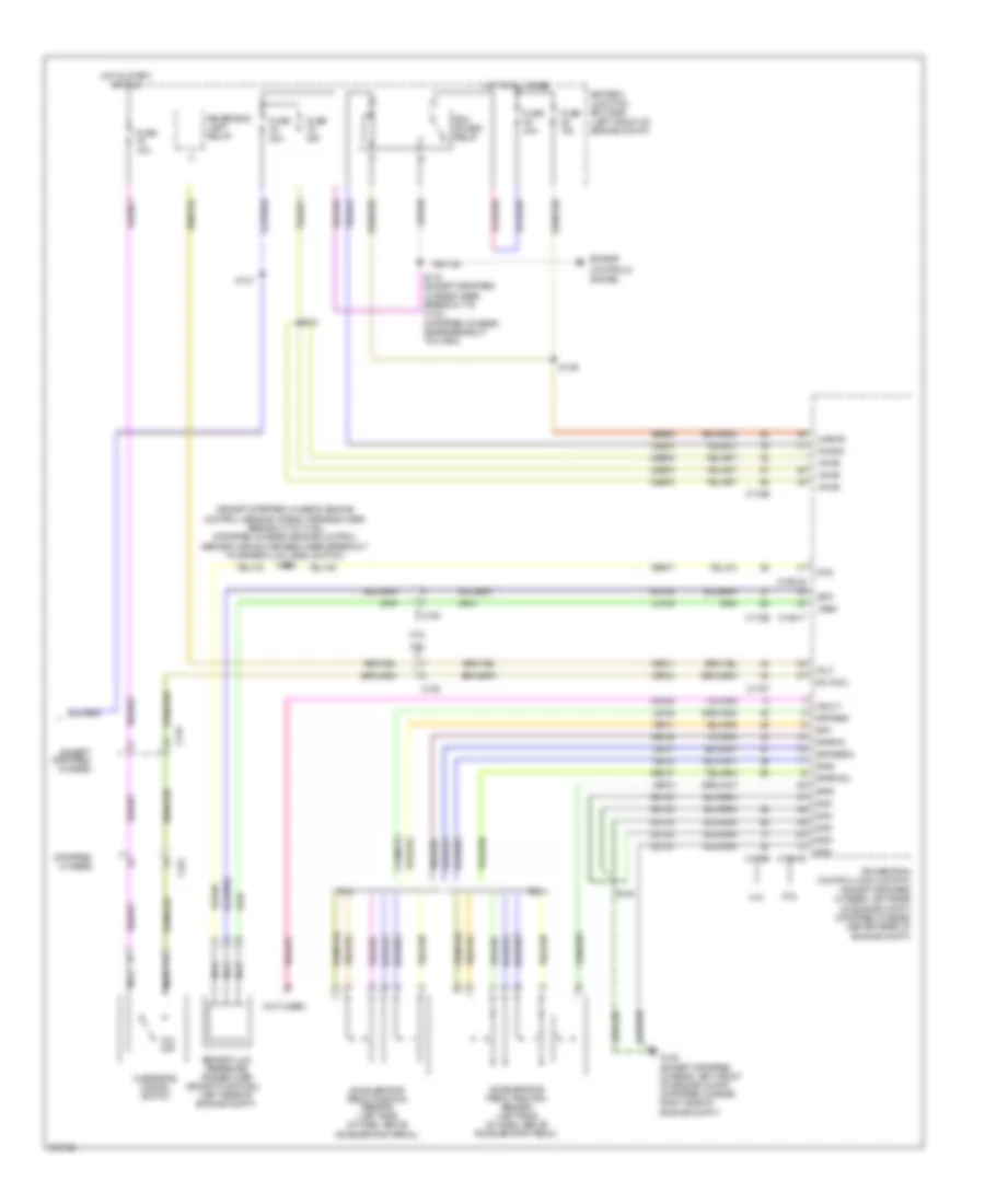 6.8L, Transmission Wiring Diagram (2 of 2) for Ford Cutaway E250 2012