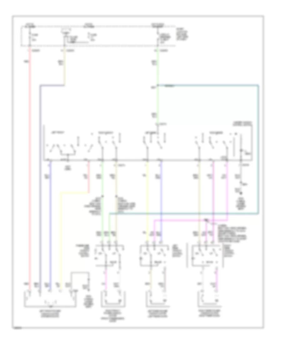 Power Windows Wiring Diagram for Ford Fusion Sport 2010