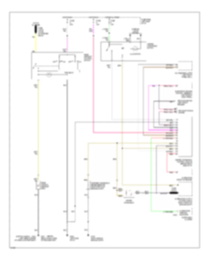 Defogger Wiring Diagram for Ford LTD Crown Victoria 1991