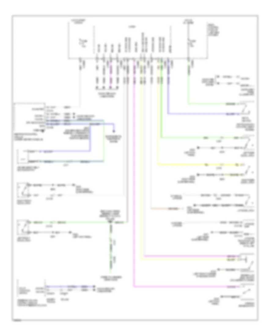 Chime Wiring Diagram for Ford Explorer Sport 2013