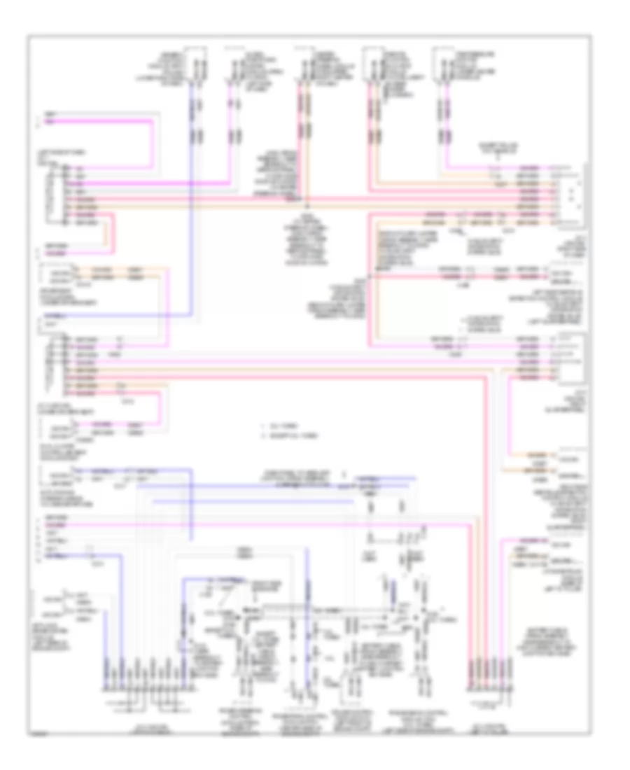 Computer Data Lines Wiring Diagram 2 of 2 for Ford Explorer Sport 2013