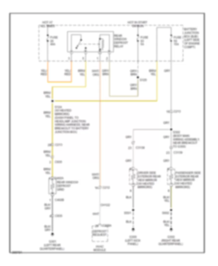 Defoggers Wiring Diagram for Ford Explorer Sport 2013