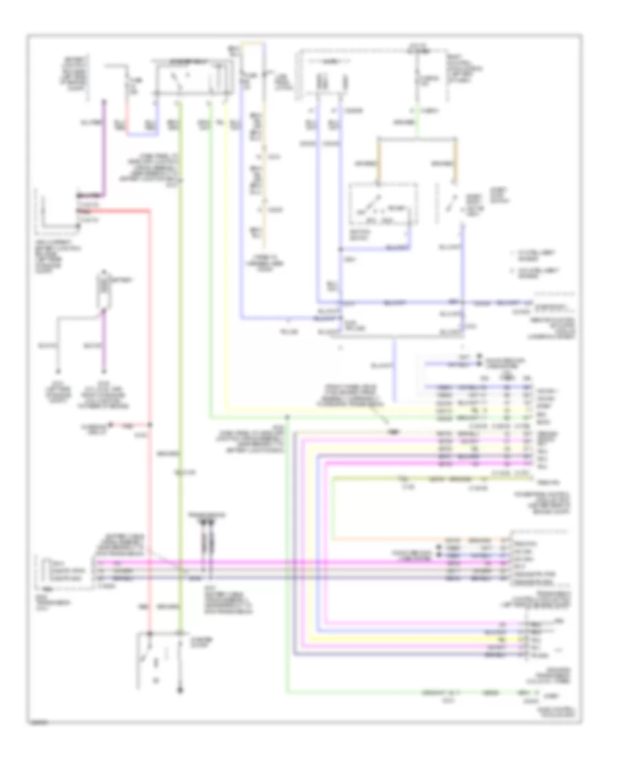 Starting Wiring Diagram for Ford Explorer Sport 2013