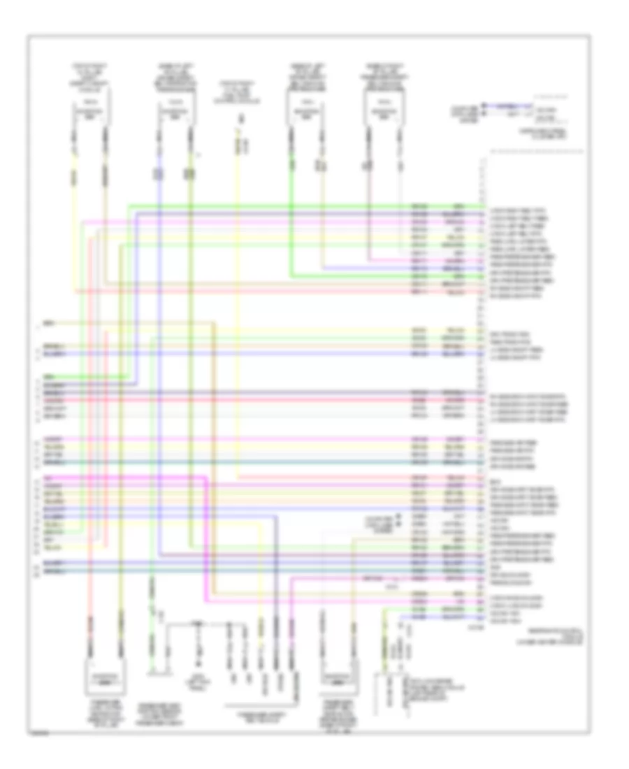 Supplemental Restraints Wiring Diagram 3 of 3 for Ford Explorer Sport 2013