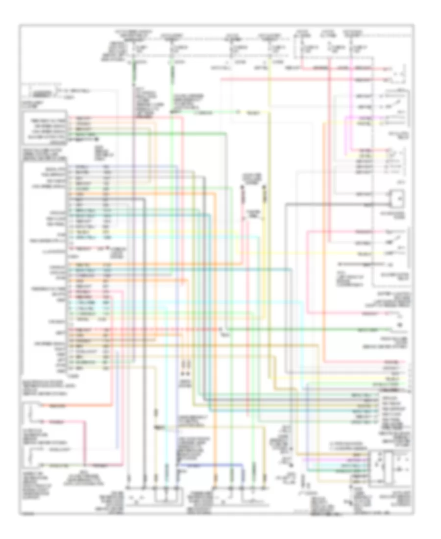 Automatic A C Wiring Diagram 1 of 2 for Ford Explorer 2004