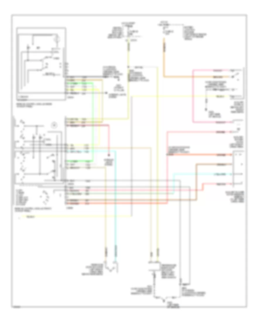 Manual AC Wiring Diagram, with Sliding Roof (2 of 2) for Ford Explorer 2004
